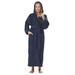 Women's Cotton Hooded Full Length Turkish Bathrobe