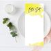 Koyal Wholesale Illuminating Watercolor Printable Wedding Paper Menu Cards For DIY Printer, Pack Of 52 Paper in Yellow | 9 H x 4 W x 9 D in | Wayfair