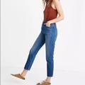 Madewell Jeans | Madewell Momjean In Stratfield Wash - 26 | Color: Blue | Size: 26