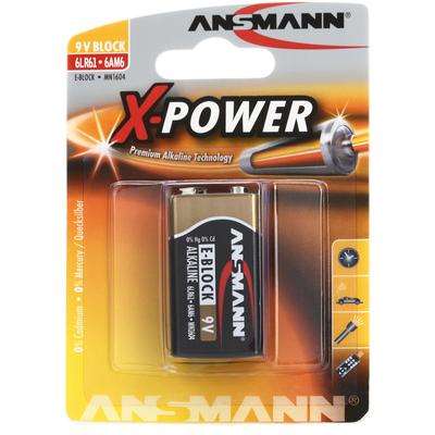 Ansmann X-Power Alkaline 9V Battery (each)
