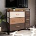 Wade Logan® Annyka 7 Drawer 31.5" W Dresser Wood/Metal in Brown | 31 H x 31.5 W x 11.4 D in | Wayfair B037CAB3C2224CDABBF2355DFB23E2B4