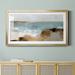 Wexford Home Ocean Sigh III - Picture Frame Painting Paper, Solid Wood in Blue/Green/Indigo | 10.5 H x 18.5 W x 1.5 D in | Wayfair PF048-175613FN-R