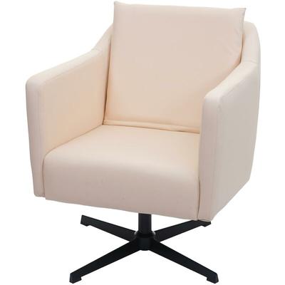Lounge-Sessel HHG 713b, Sessel Cocktailsessel Relaxsessel mit Fußkreuz, drehbar Kunstleder Image