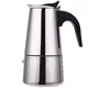 Cafetière standard en acier inoxydable moka expresso latte filtre de cuisinière cafetière pour