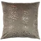 Juste de coussin imprimée en feuille brillante beige taie d'oreiller de canapé velours décoratif