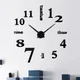 OHO – grande horloge murale à quartz 3d en acrylique miroir moderne décoration de salon pour la