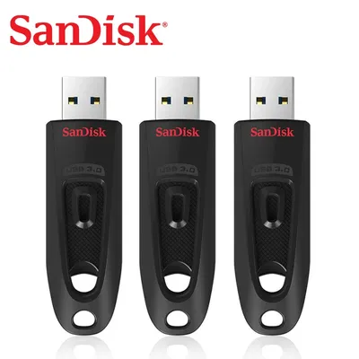 SanDisk-Clé USB 3.0 de Haute Qualité Dispositif de Stockage d'Origine CZ48 130 mo/s 512 go 256