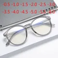 Lunettes de vue rondes rétro pour hommes et femmes lunettes de myopie finies -1.5 -2 -2.5 -3 -3.5