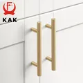 KAK – poignée de cuisine en or brossé barre en T en acier inoxydable poignée de porte d'armoire de