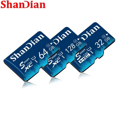 ShanDian – carte sd connectée classe 10 16 go/8 go/32 go/64 go/128 go TF disque externe mémoire