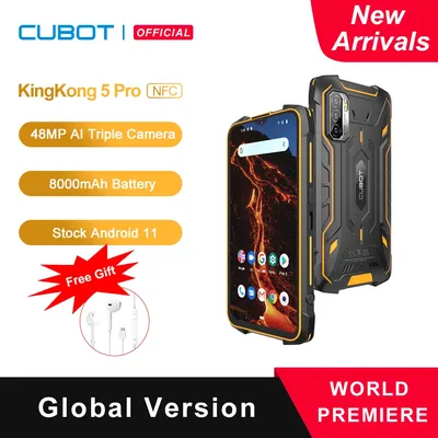 Cubot KingKong 5 Pro Téléphone Portable Incassable robuste,IP68/IP69K Antichoc Étanche Smartphone