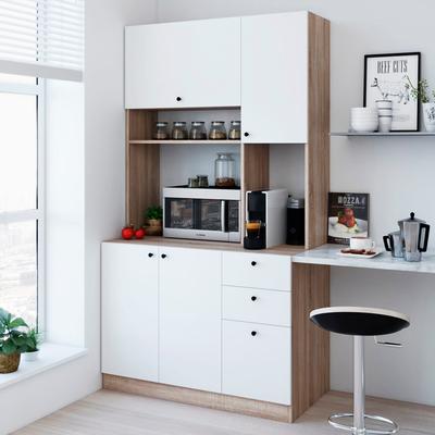 Living Skog Pantry Kitchen Microwave Storage Cabinet