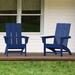 Dovecove Jergo Adirondack Chair, Wood in Blue | 37.4 H x 29.92 W x 33.86 D in | Wayfair F1ABD294AFD24B47BB169C2E6DADF9BD