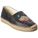 Gucci Shoes | Gucci Worldwide Slip On Espadrilles In Black | Color: Black/Cream | Size: Men's 6; Women's 8