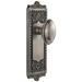 Grandeur Windsor Solid Brass Rose Dummy Door Knob Set with Eden