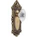 Grandeur Grande Victorian Solid Brass Rose Single Dummy Door Knob with