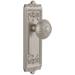 Grandeur Windsor Solid Brass Rose Privacy Door Knob Set with Windsor