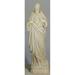 25” Cedar Finish Sacred Heart of Jesus Outdoor Patio Statue