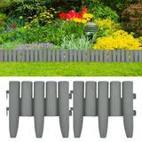 vidaXL Lawn Edgings Landscape Edging Outdoor Barrier Edging Border 36 pcs PP - 393.7" x 9.3"