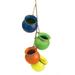 Fiesta Dangling Pots - Multi-Color