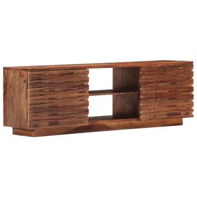 vidaXL TV Stand 47.2"x11.8"x15.7" Solid Wood Sheesham