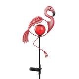 Outdoor Flamingo Solar Stake - Pink