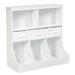 Costway Freestanding Multi-Bin Storage Cubby with 3 Baskets - See Description