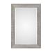 Uttermost Leiston Oversized Contemporary Portrait Full Length Wall - Metallic Silver