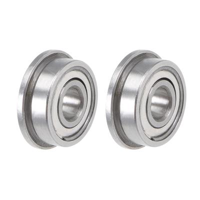 MF83ZZ Flange Ball Bearing 3x8x3mm Shielded Chrome Bearings 2pcs