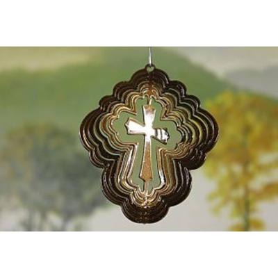 3" Copper Cross Wind Spinner