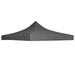 vidaXL Party Tent Roof 9.8'x9.8' Anthracite - 118.1"x118.1"