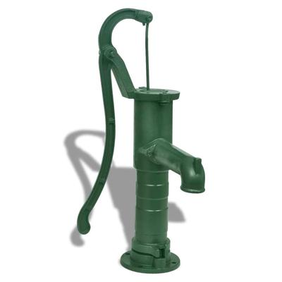 vidaXL Garden Hand Water Pump Cast Iron - 25.6" x 20.9" x 6.3"