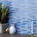 TileGen. Galaxy Diamond Random Sized Metal and Glass Mosaic Tile in Blue Wall Tile (10 sheets/9.6sqft.)