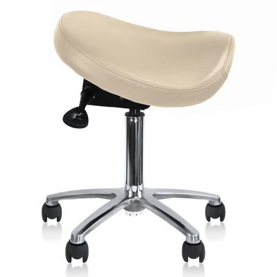 Adjustable Black Firm Saddle Stool Tilt Chair With Wheels Salon Dental Hygienist Rolling Dentist Clinical Hospital Lab