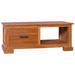 vidaXL TV Stand 35.4"x19.7"x14.6" Solid Wood Teak