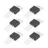 Schottky Barrier Rectifier Diodes 8A 600V 6pcs for BT137-600E TO-220 - Black,Silver Tone