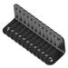 12pcs Angle Bracket 27x27mm Corner Brace Fastener Support w Screws - Black - 1.06" x 1.06" x 0.63"(L*W*H)