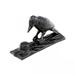 Door Knockers for Front Door 6.5" Black Cast Iron Woodpecker Shaped Door Knocker with Mounting Hardware Renovators Supply