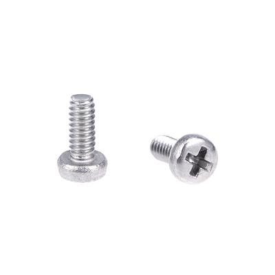 M1.6x4mm Machine Screws Pan Phillips Head Screw Fasteners Bolts 50Pcs