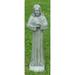 25” Jesus with a Lamb Outdoor Patio Statue - Mocha Finish