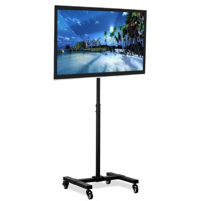 Mount-It! Mobile TV Stand with Wheels - Black