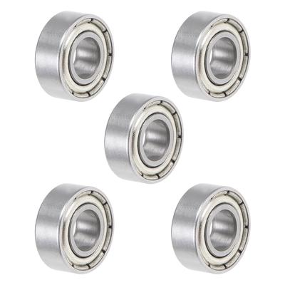 MR115-2RS Deep Groove Ball Bearing 5x11x4mm Double Shielded Chrome Bearings 5pcs - 5mmx11mmx4mm