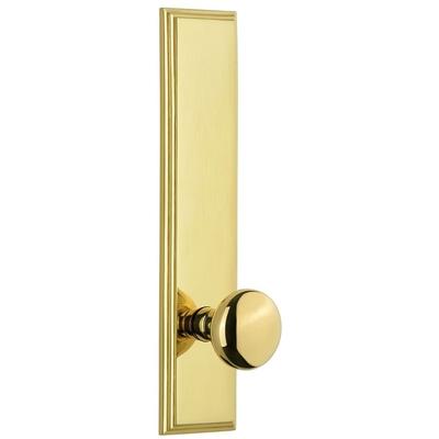 Grandeur Carre Solid Brass Tall Plate Rose Single Dummy Door Knob with