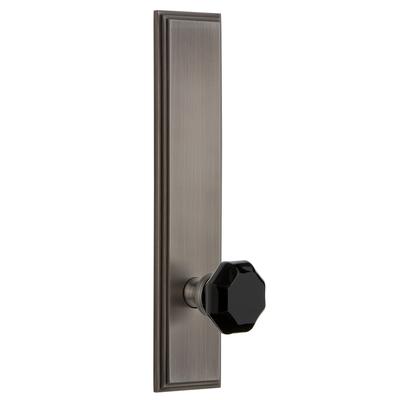 Grandeur Carre Solid Brass Rose Single Tall Plate Dummy Door Knob with