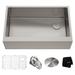 Kraus Standart PRO 33" Farmhouse Single Basin Stainless Steel Kitchen