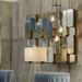 Uttermost Canute 32" x 24" Modern Iron Framed Multi-Panel Gold Wall