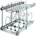 Rev-A-Shelf 5CW2 Series Pull Out 2 Tier Cookware Organizer for 12 Inch