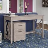 Key West 48W Writing Desk with Mobile File Cabinet by Bush Furniture