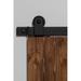 Leatherneck Hardware 72 Inch Top Mounted Light Sliding Barn Door Track