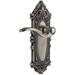 Grandeur Grande Victorian Solid Brass Rose Passage Door Lever Set with